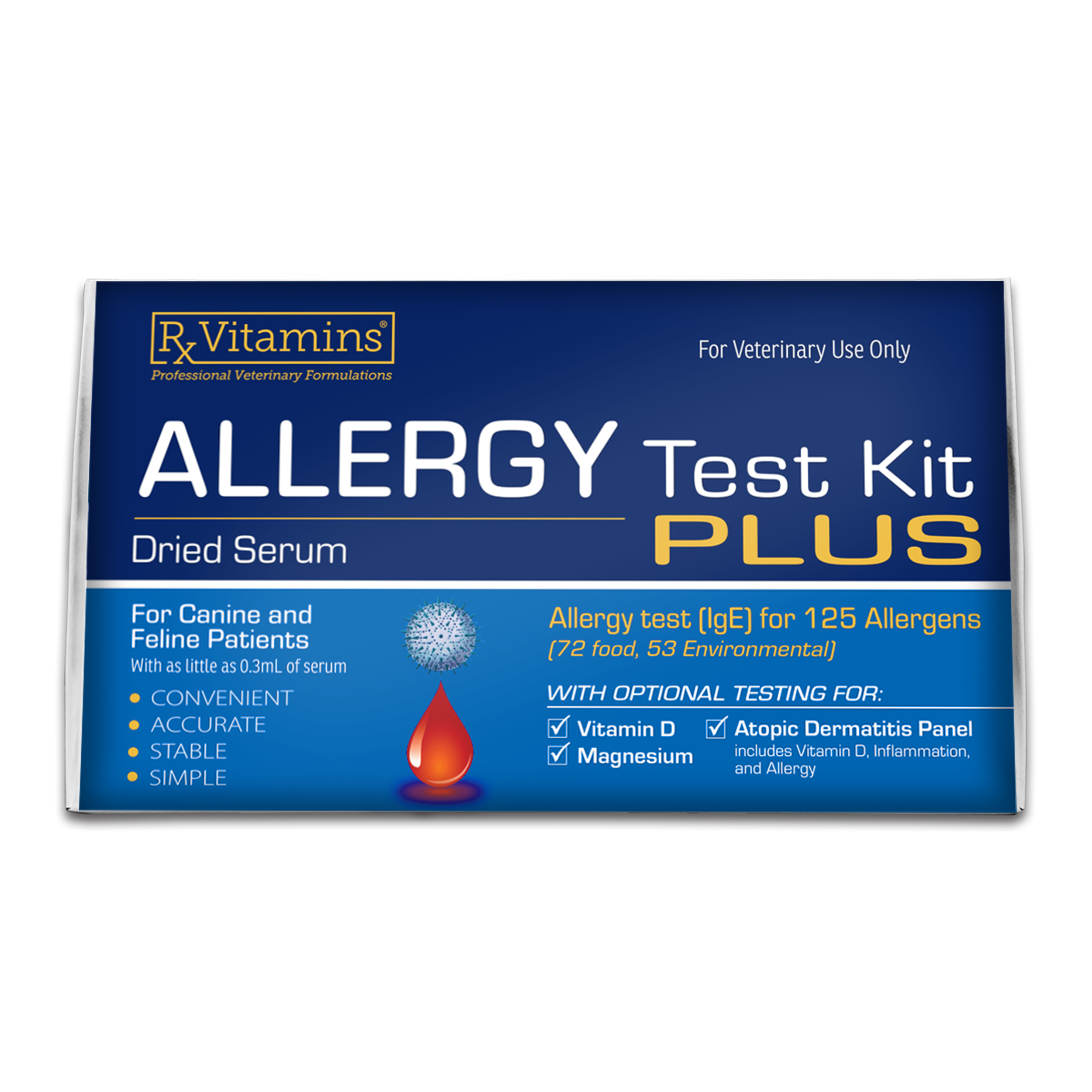 Allergy Test Kit Plus RX Vitamins Allergy test kit plus rx vitamins